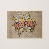 KABOOM!  stripboek Steampunk Pop Legpuzzel (Horizontaal)