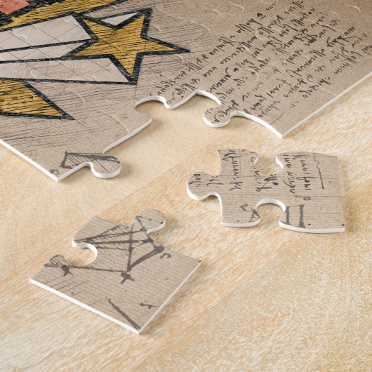 KABOOM!  stripboek Steampunk Pop Legpuzzel (Zijkant)