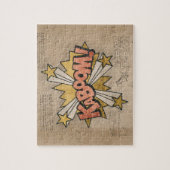 KABOOM!  stripboek Steampunk Pop Legpuzzel (Verticaal)