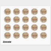 KABOOM! stripboek Steampunk Pop Ronde Sticker (Vel)