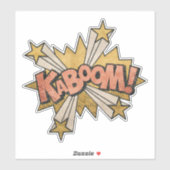 KABOOM! stripboek Steampunk Pop Sticker (Vel)