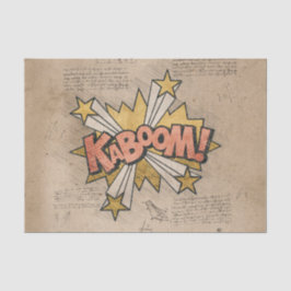 KABOOM! stripboek Steampunk Pop Tissuepapier