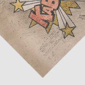 KABOOM!  stripboek Steampunk Pop Tissuepapier (Detail)