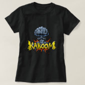 KABOOM! T-Shirt Bomb-paddenstoel Shirt Comic Bo (Design voorkant)