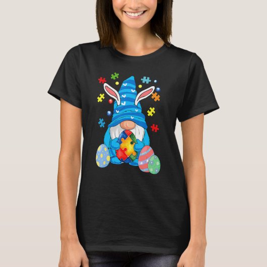 Kabouter Autisme Bewustzijn Pasen Dag 2022 1 T-shirt (Voorkant)