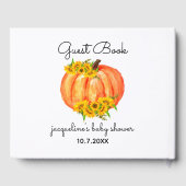 Kabouter Baby Shower Herfst Gastboek  Gastenboek (Achterkant)