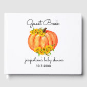 Kabouter Baby Shower Herfst Gastboek  Gastenboek (Voorkant)