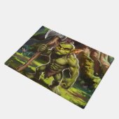 Kabouter boswachter. deurmat (Schuin)