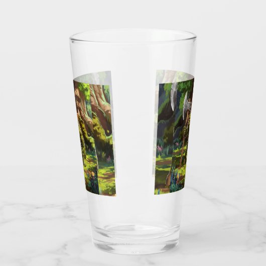 Kabouter boswachter. glas (Links)