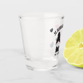 Kabouter Bruiloft Aandenken Shot Glas (Links)