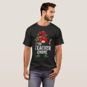 Kabouter Buffalo geruite bijpassende gezinskerst T-shirt (Voorkant volledig)