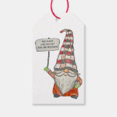 Kabouter cadeaulabel (Voorkant)