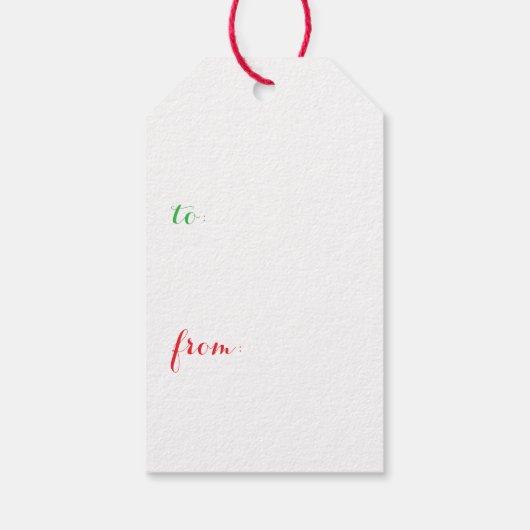 Kabouter cadeaulabel (Achterkant)