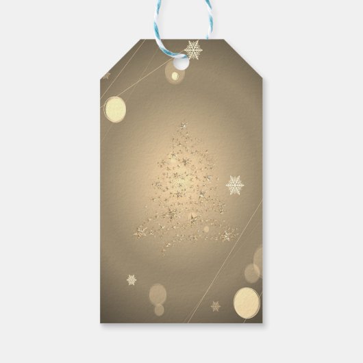 Kabouter Dennenslee Confetti Cadeaulabel (Achterkant)