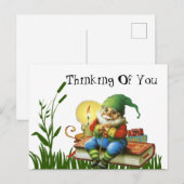 Kabouter Die Aan Je Denkt Briefkaart (Voorkant / Achterkant)