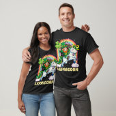Kabouter die eenhoorn berijdt t-shirt (Unisex)