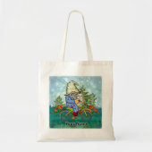Kabouter die op een fiets rijdt tote bag (Voorkant)