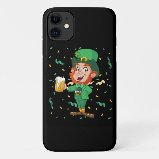 Kabouter drinkt bier St. Patrick's Day Case-Mate iPhone Case (Achterkant)