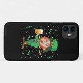 Kabouter drinkt bier St. Patrick's Day Case-Mate iPhone Case (Achterkant (horizontaal))