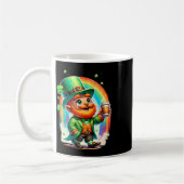 Kabouter drinkt koffie Ierse St. Patrick's Day Koffiemok (Links)
