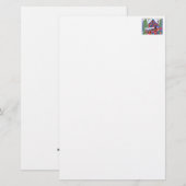 Kabouter Elfen Kerst Kantoorartikelen Briefpapier (Voorkant / Achterkant)