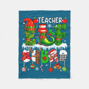 Kabouter Elfen Squad Kerst Kleurrijke Elf Hoed Scu Fleece Deken