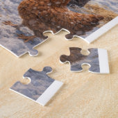 Kabouter en mini Highland koe Legpuzzel (Zijkant)