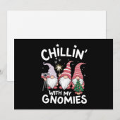 Kabouter Familie Kerstmis Chillen Met Mijn Kaboute Feestdagenkaart (Voorkant / Achterkant)