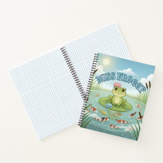 Kabouter Froggys Waterlelie Notitieblok Notitieboek (Binnen)