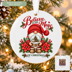 Kabouter Geloof in de Magie van Kerstmis Ornament