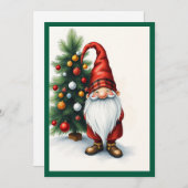 Kabouter Grappig Trendy Wonderlijk Fantasie Geen F Feestdagenkaart (Voorkant / Achterkant)