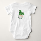 Kabouter groen schattig St. Patrick's Day Romper (Achterkant)