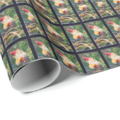 Kabouter Hangs Om Vleesetende Planten Cadeaupapier (Rol Hoek)
