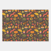 Kabouter Herfst Cute Doodle Inpakpapier Vel (Voorkant)