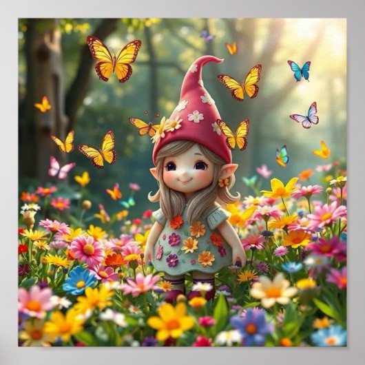 Kabouter Hou of ontwerp je eigen Poster (Voorkant)