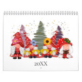 Kabouter Kalender Elk Jaar Schattig Leuk (Hoes)