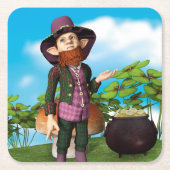 Kabouter Kartonnen Onderzetters (Voorkant)