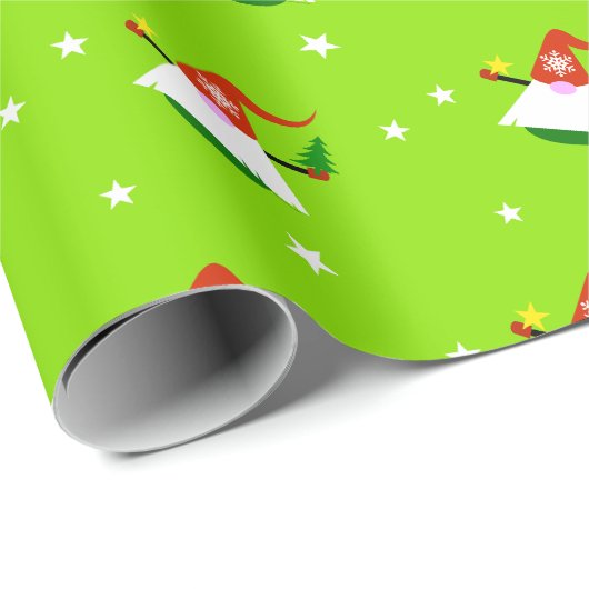 Kabouter Kerst Cadeaupapier (Rol Hoek)