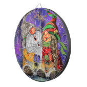 Kabouter Kerst Dartbord (Voorkant Rechts)