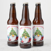 Kabouter Kerst Fles Labels Bier Etiket (Flessen)