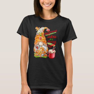 Kabouter Kerst Gingerbread en Cacao Prettig Kerstf T-shirt