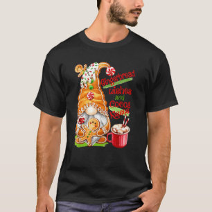 Kabouter Kerst Gingerbread en Cacao Prettig Kerstf T-shirt
