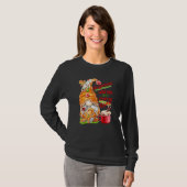 Kabouter Kerst Gingerbread en Cacao Prettig Kerstm T-shirt (Voorkant volledig)