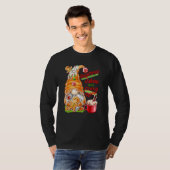 Kabouter Kerst Gingerbread en Cacao Prettig Kerstm T-shirt (Voorkant volledig)