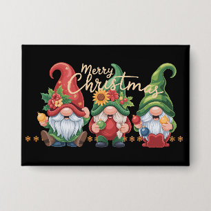 Kabouter Kerst Kabouters Prettig Kerstmis Kerstmis Button