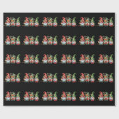 Kabouter Kerst Kabouters Prettig Kerstmis Xmas Cadeaupapier (Vlak)