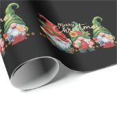Kabouter Kerst Kabouters Prettig Kerstmis Xmas Cadeaupapier (Rol Hoek)