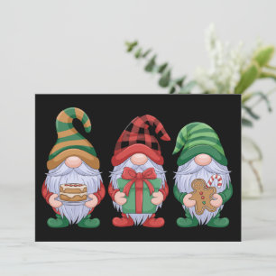 Kabouter Kerst Kabouters Schattige Kaboutertjes Va Feestdagenkaart