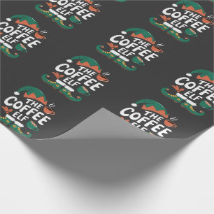 Kabouter Kerst Kerstmis Mopshout Caffeïne Kerstlie Cadeaupapier