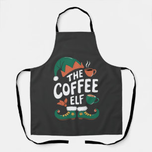 Kabouter Kerst Kerstmis Mopshout Caffeïne Kerstlie Schort